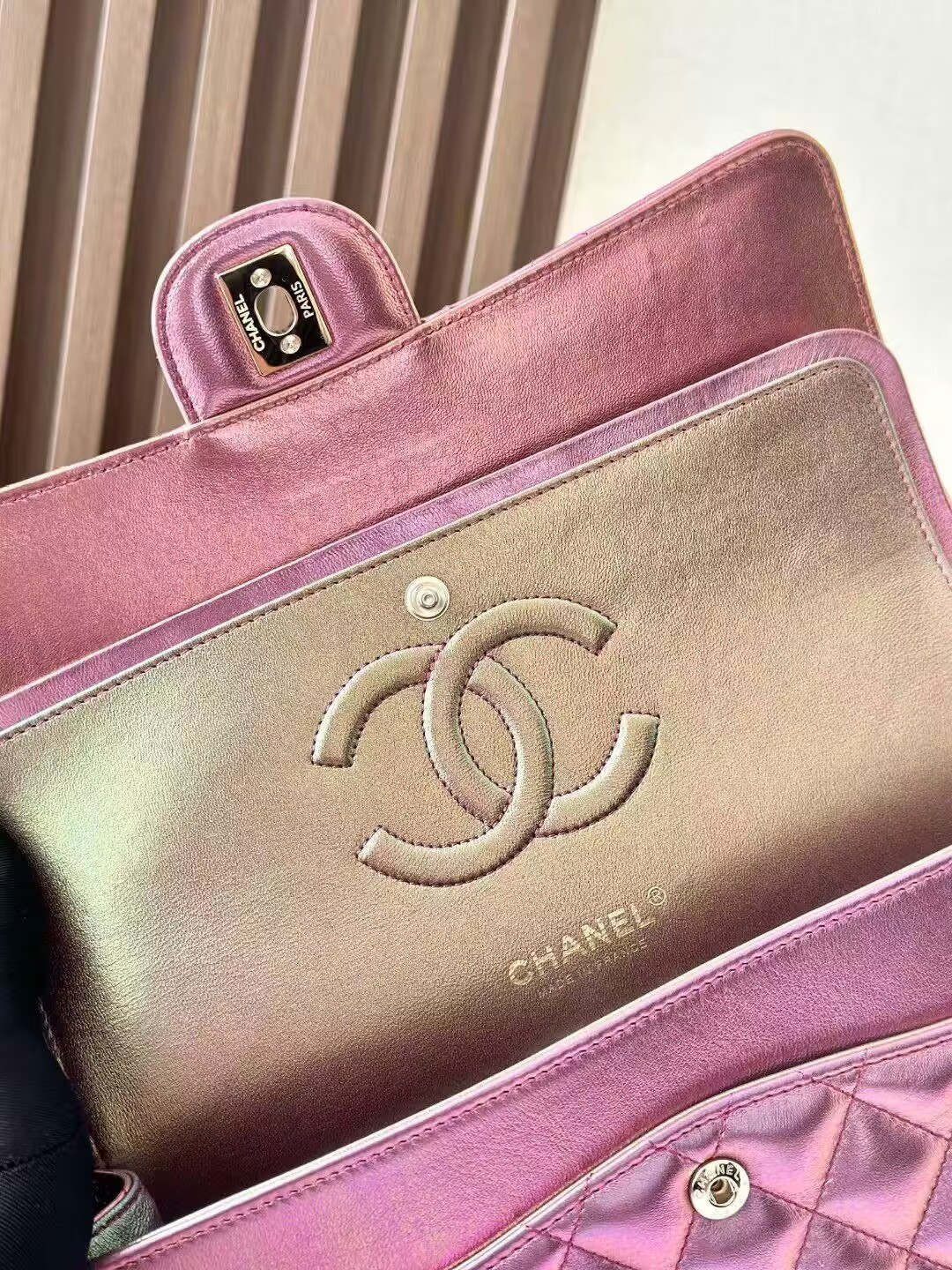 Ch*el classic flap handbag cf 25.5x15x6cm