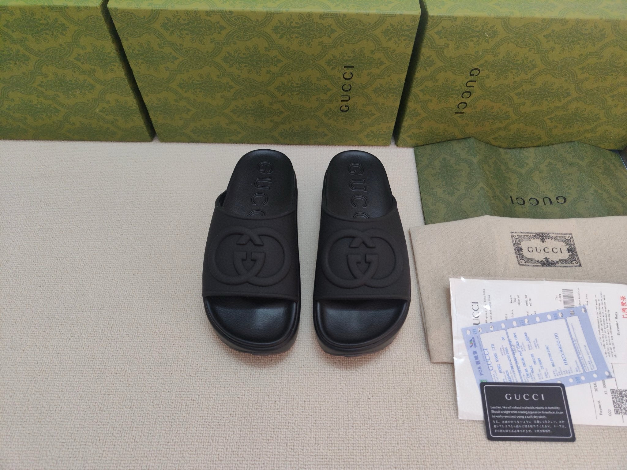 ua G*u*i gg slide sandal