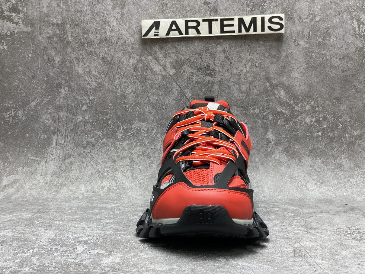 Balenciga Track Sneaker Orange Black