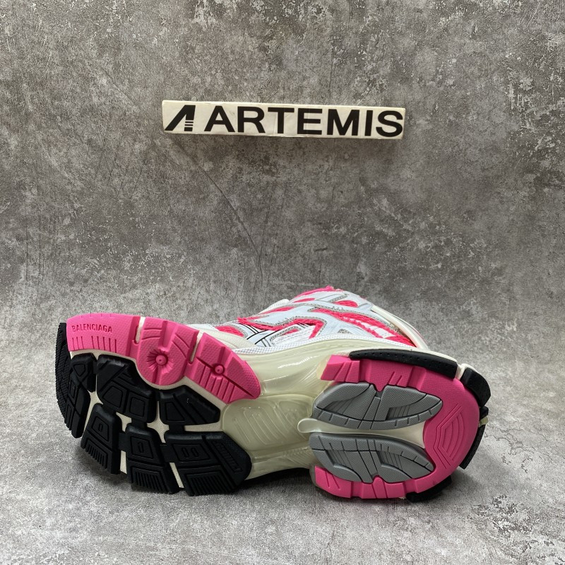 Ba*len*cia*ga wmns runner sneaker white neon pink