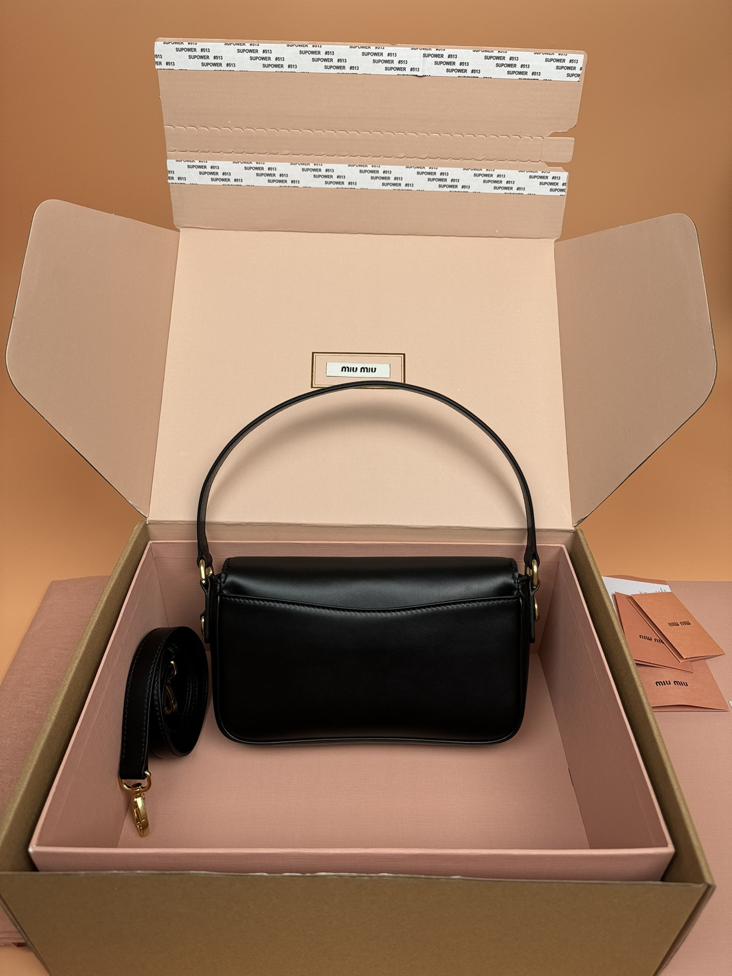 Miu Miu Penny Leather Bag 23×13.5×5cm